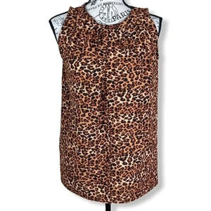 Loveappella Leopard print blouse- S